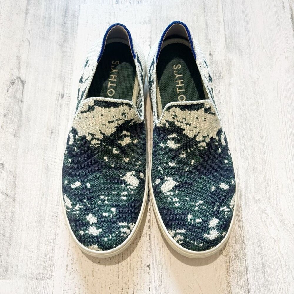 Rothy's Blue and White Athletic Shoes